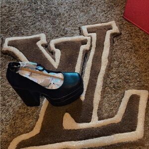 Stylish Black Platform Heels